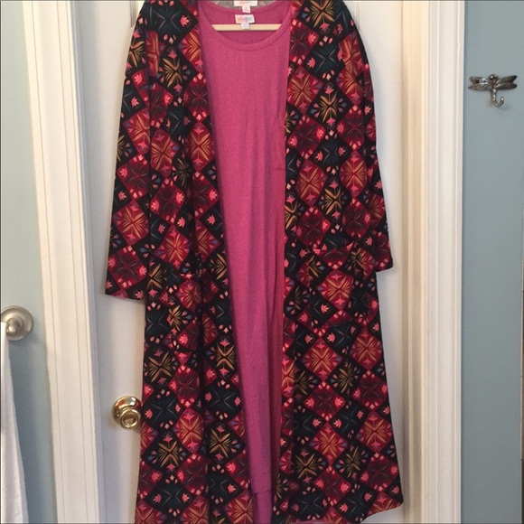 Long Sweater Duster w/Pockets Sz M NWT - Picture 3 of 9